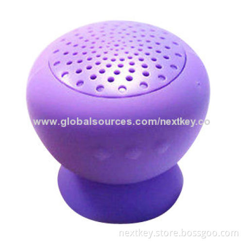 Mini Sucker waterproof Bluetooth speaker for cellphones with 400mAh battery capacity